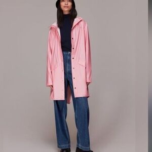 Rains Pink Women's Jacket Medium NWT